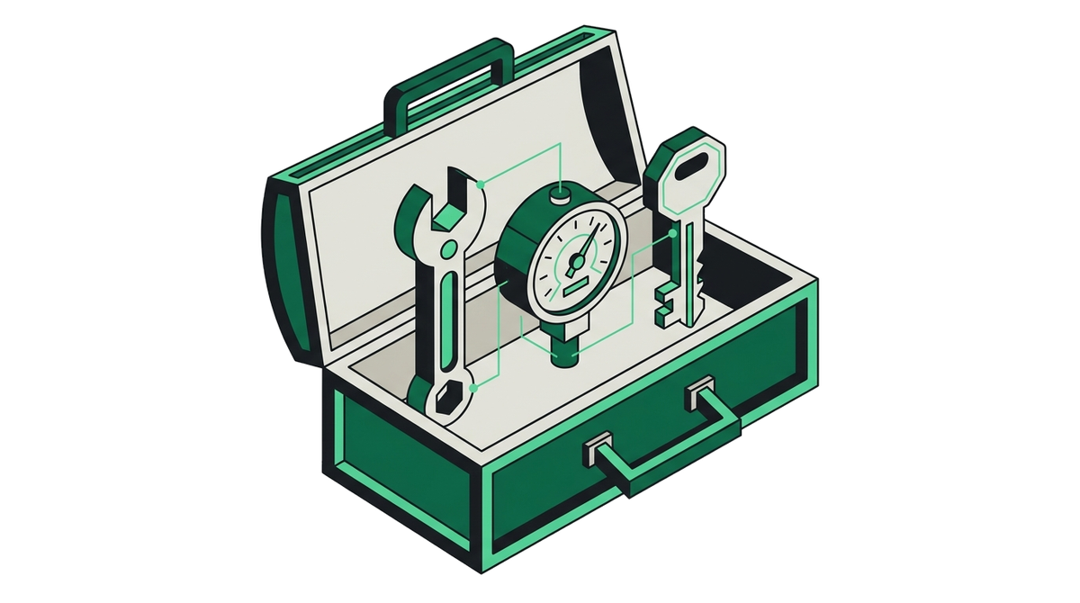 Illustration representing Utilities.